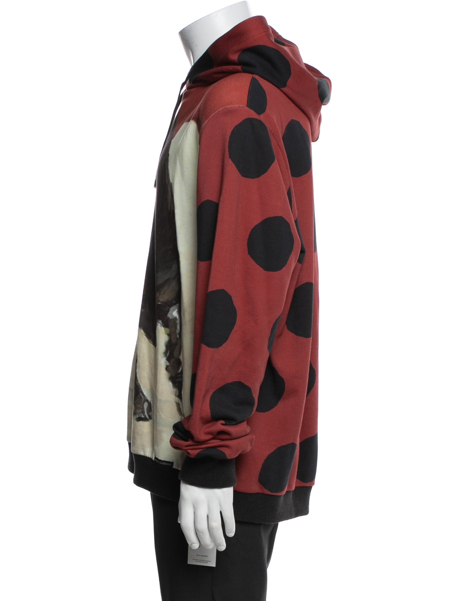 Dolce & Gabbana Graphic Print Crew Neck Hoodie