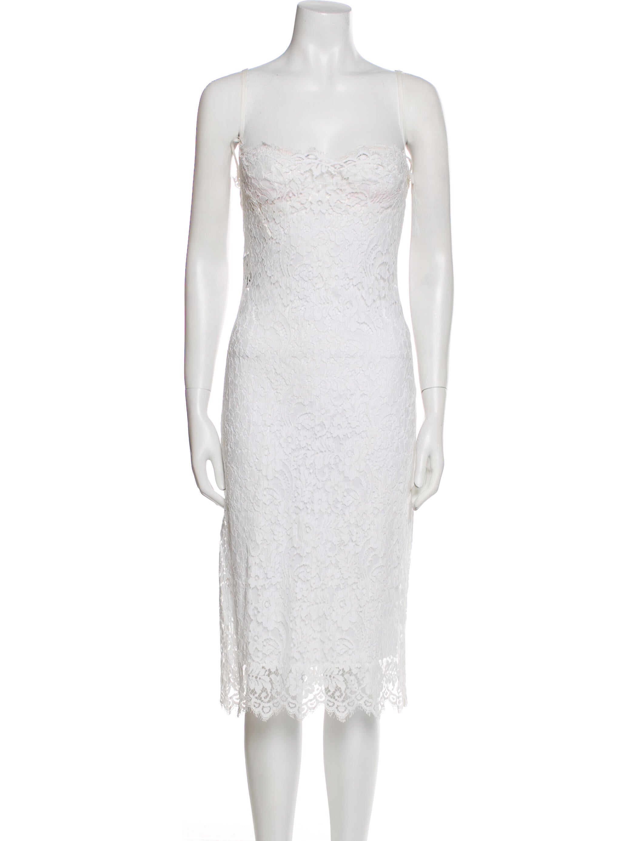 Dolce & Gabbana Strapless Knee-Length Dress