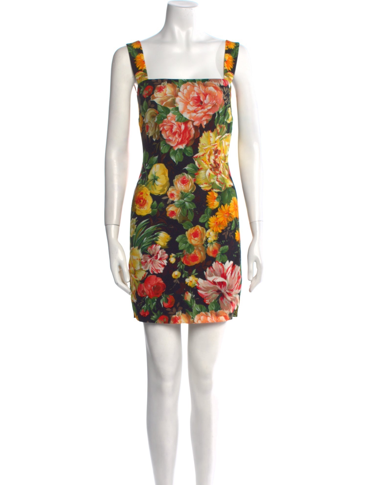 Dolce & Gabbana Floral Print Mini Dress