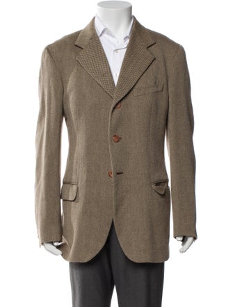 Dolce & Gabbana Wool Printed Blazer