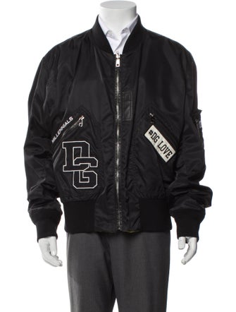 Dolce & Gabbana Graphic Print Bomber Jacket