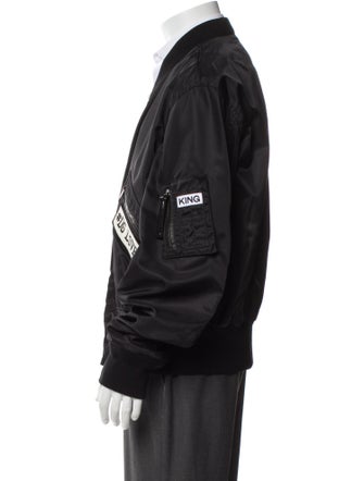 Dolce & Gabbana Graphic Print Bomber Jacket