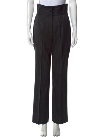 Dolce & Gabbana Wool Straight Leg Pants