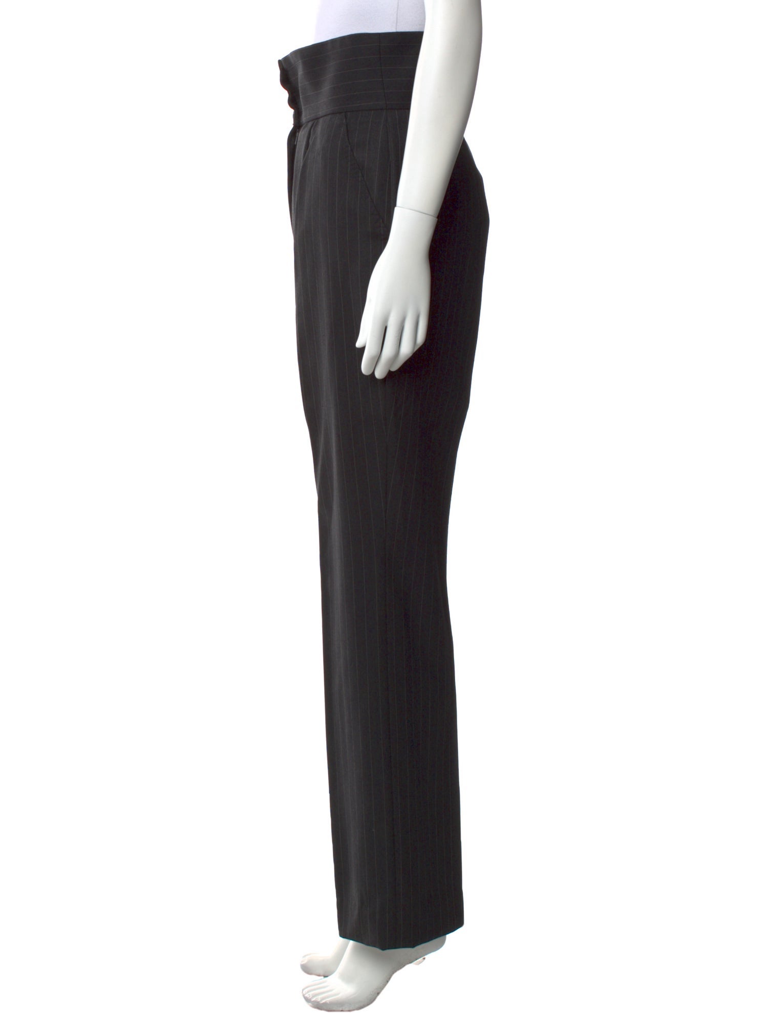 Dolce & Gabbana Wool Straight Leg Pants