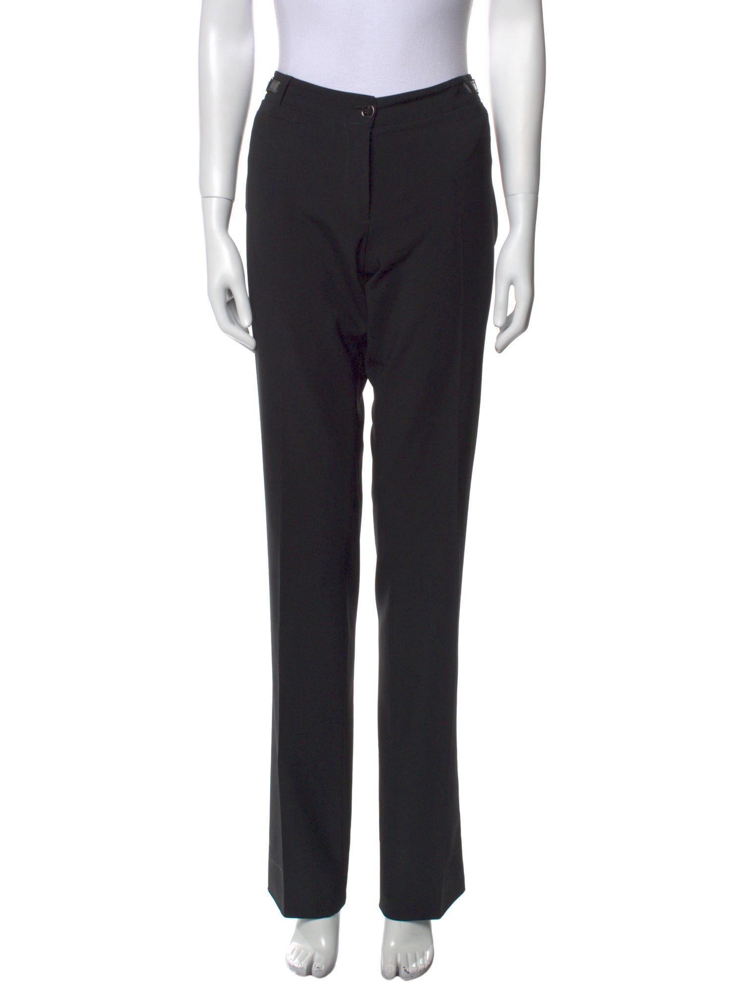 Dolce & Gabbana Virgin Wool Straight Leg Pants