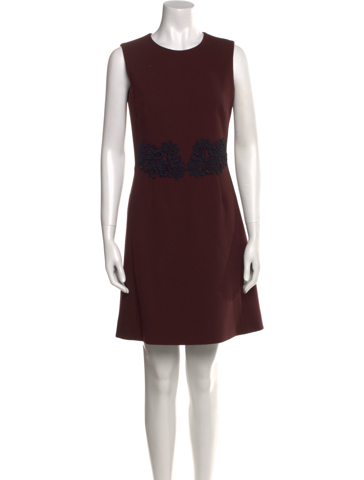 Dolce & Gabbana Virgin Wool Mini Dress