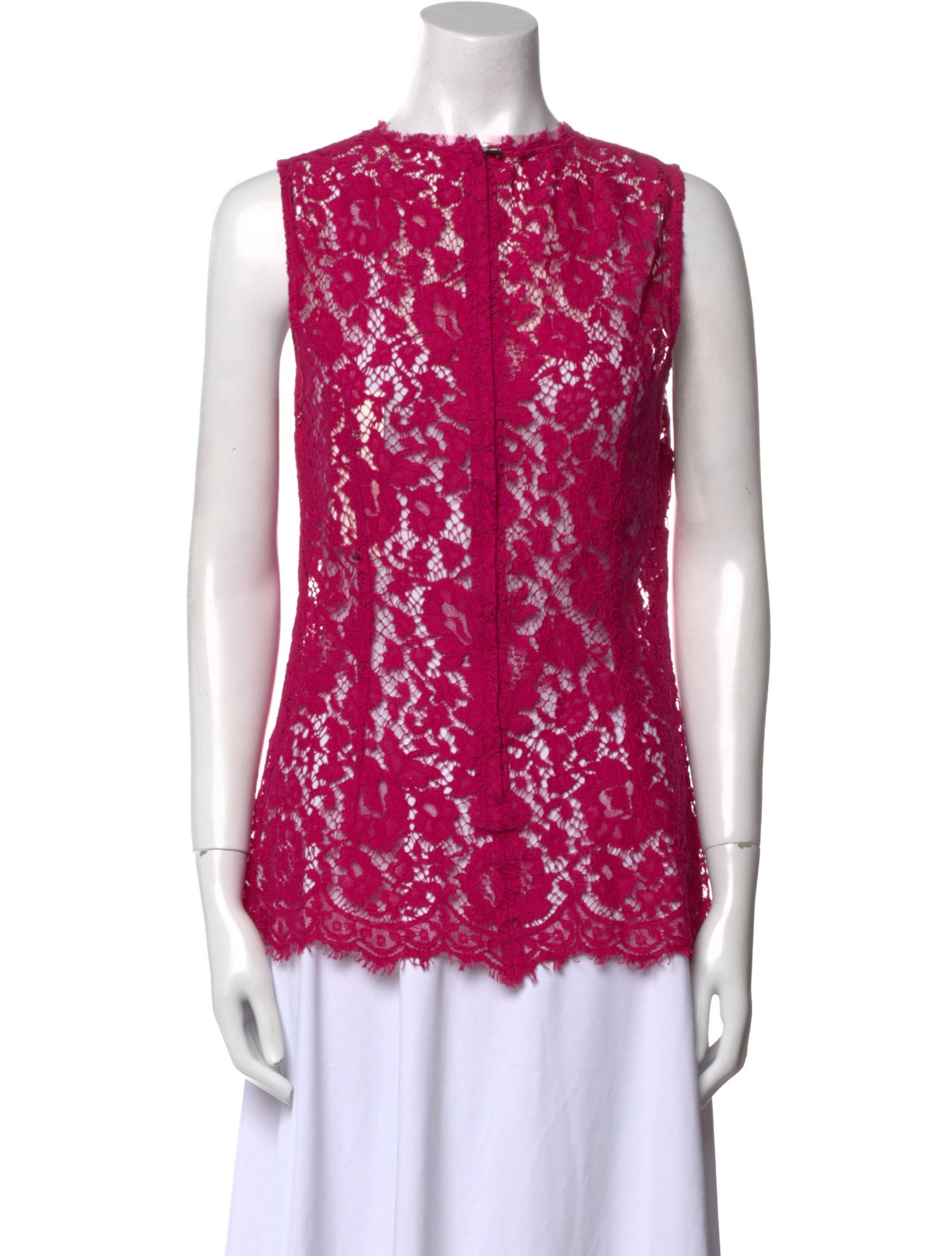 Dolce & Gabbana Lace Lace Pattern Blouse