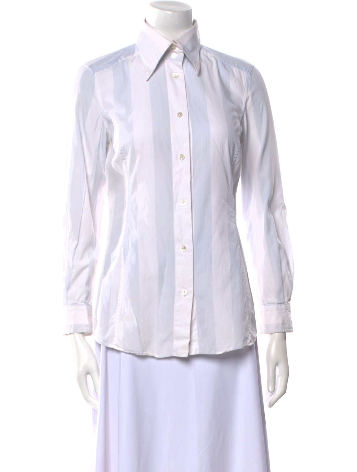 Dolce & Gabbana Long Sleeve Button-Up Top