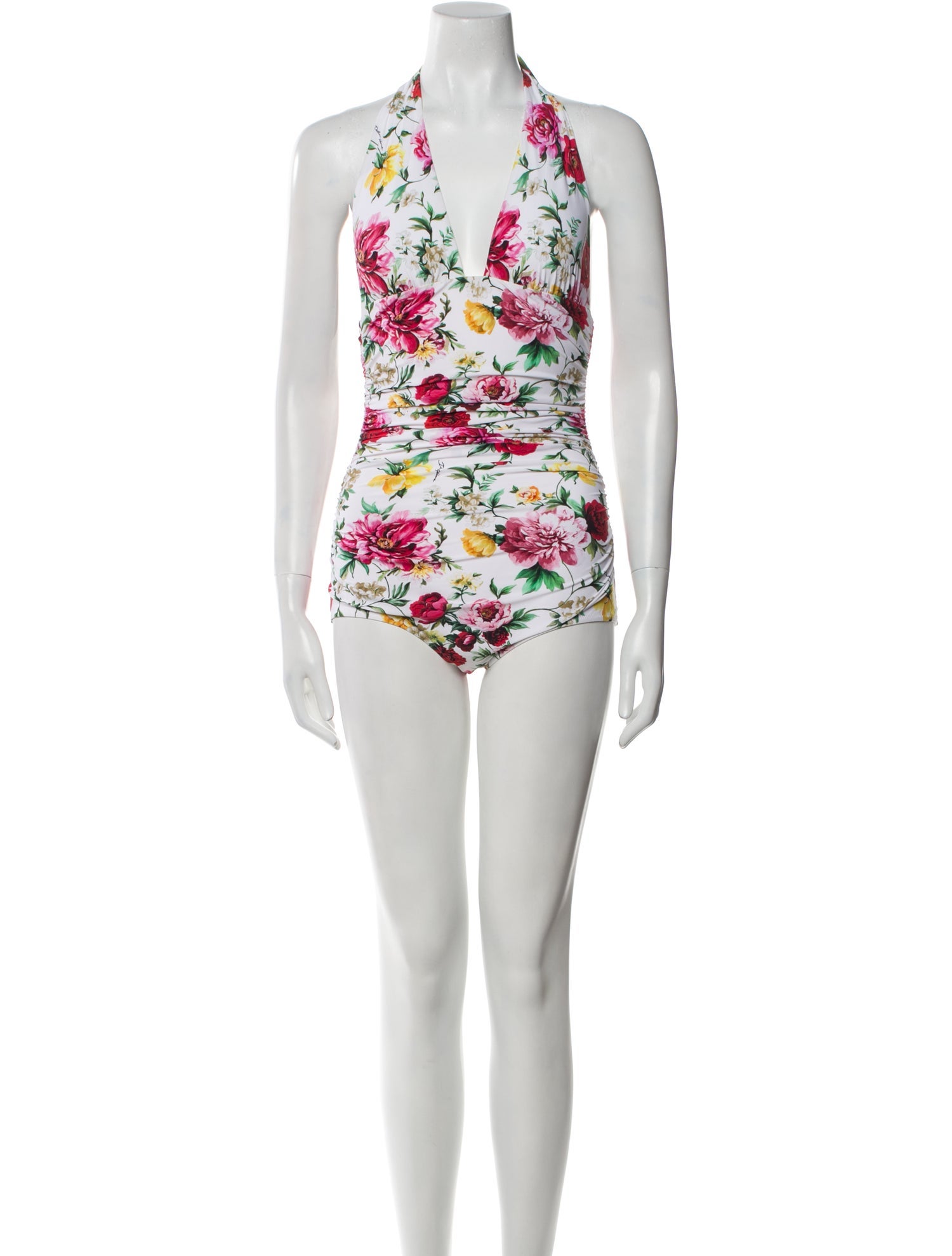 Dolce & Gabbana Floral Print One-Piece