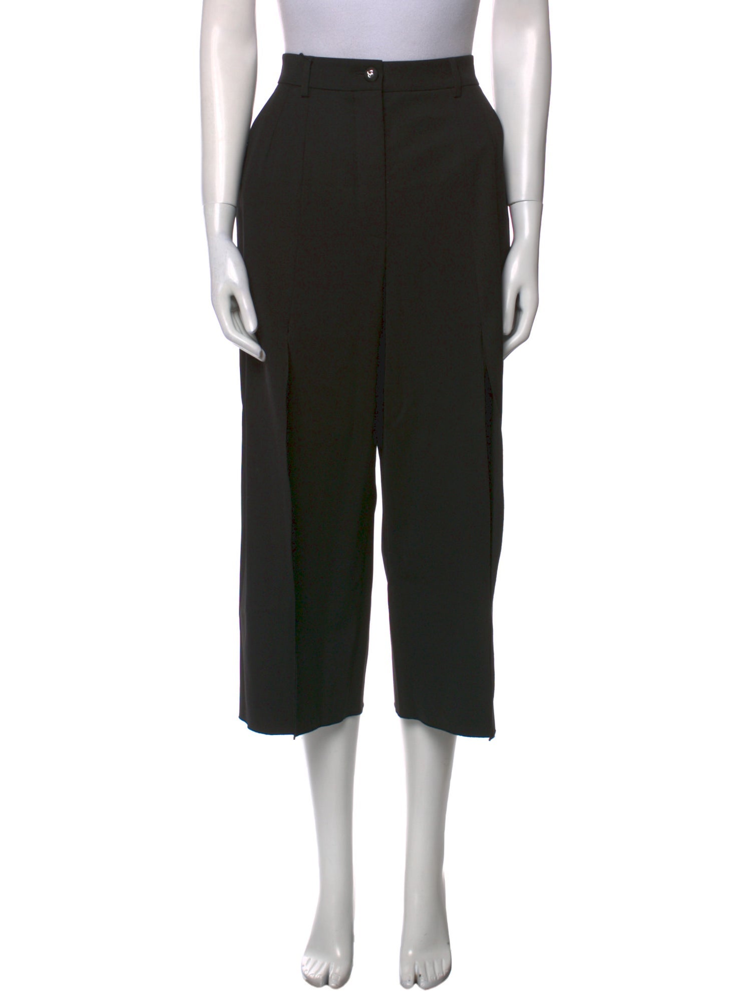 Dolce & Gabbana Virgin Wool Wide Leg Pants w/ Tags