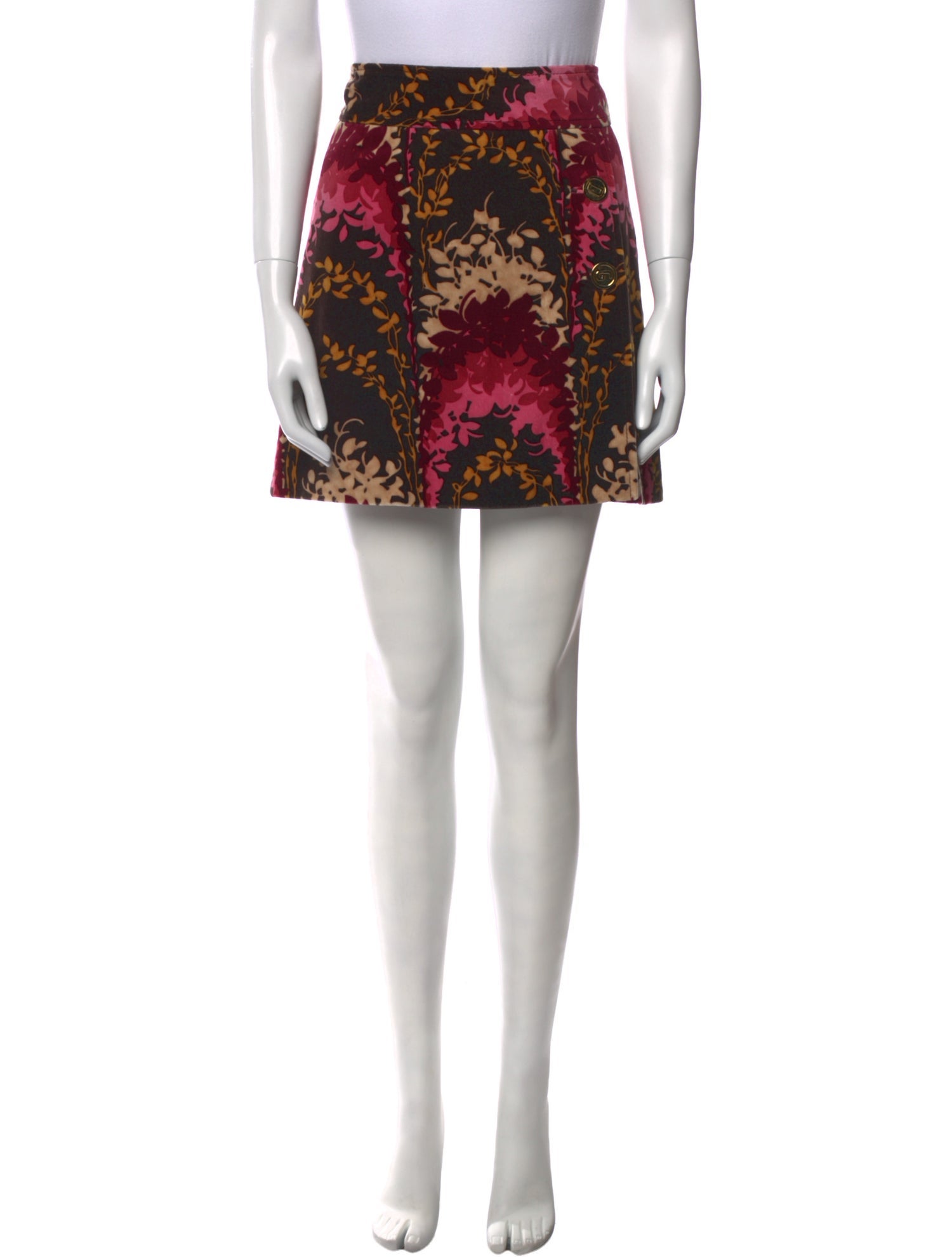 Dolce & Gabbana Floral Print Mini Skirt