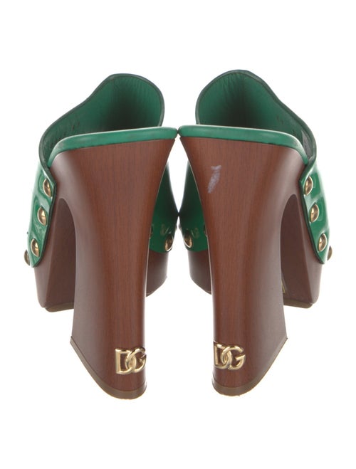 Dolce & Gabbana Patent Leather Slides