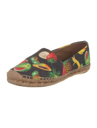 Dolce & Gabbana Canvas Printed Espadrilles