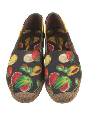 Dolce & Gabbana Canvas Printed Espadrilles