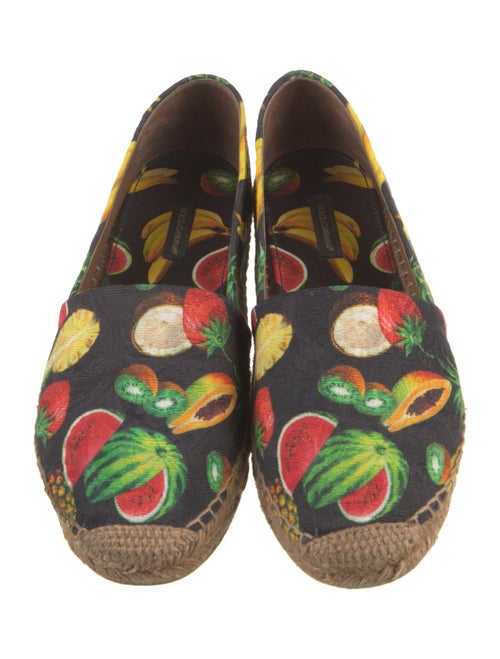 Dolce & Gabbana Canvas Printed Espadrilles