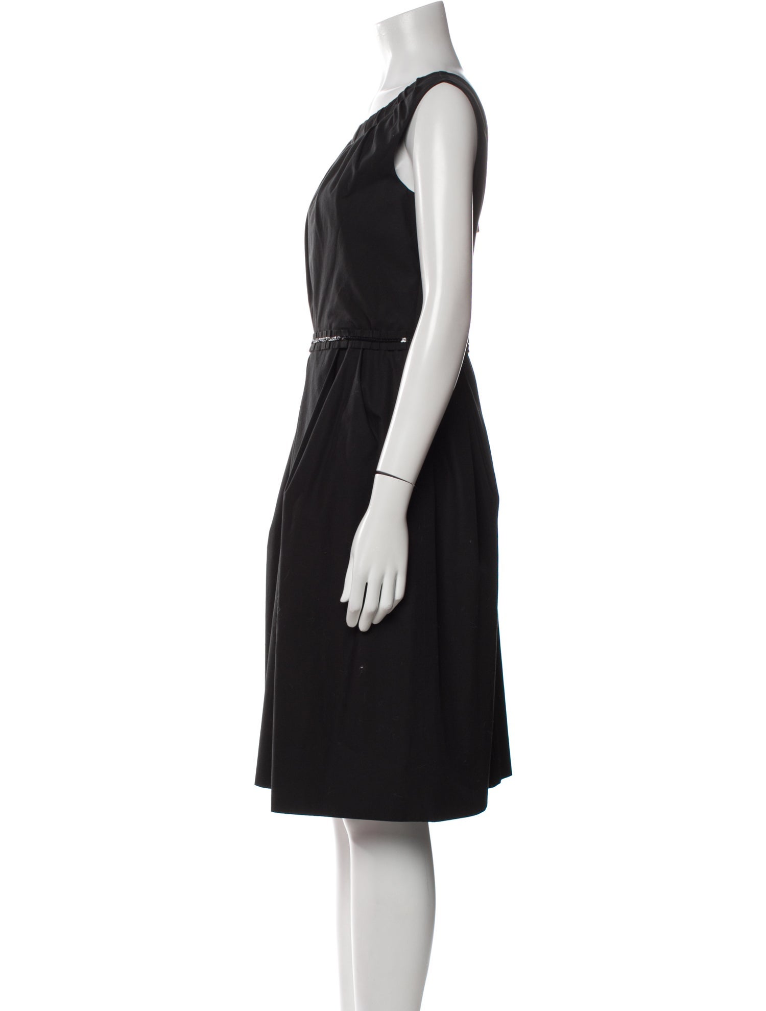 Dolce & Gabbana Bateau Neckline Knee-Length Dress