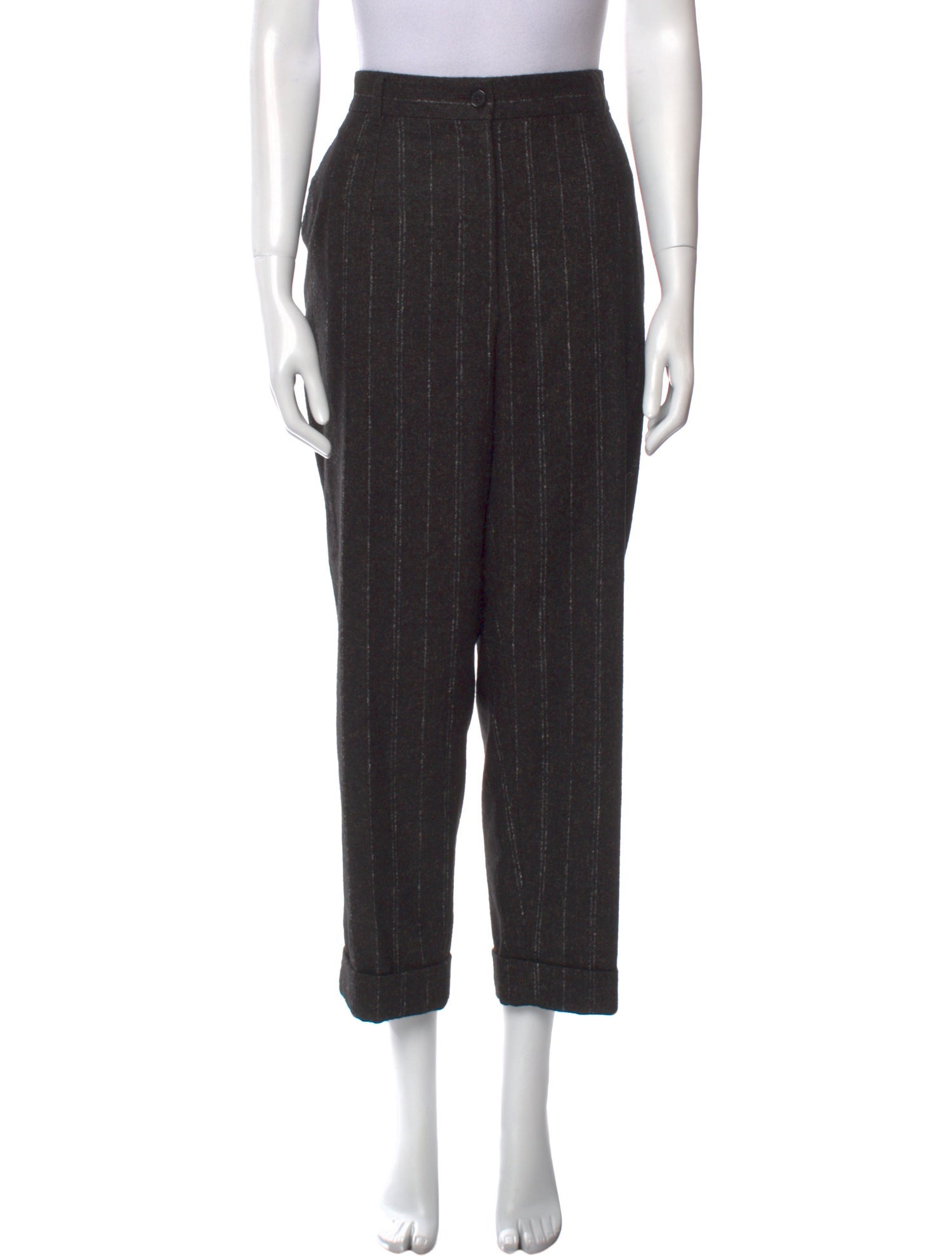 Dolce & Gabbana Alpaca Straight Leg Pants