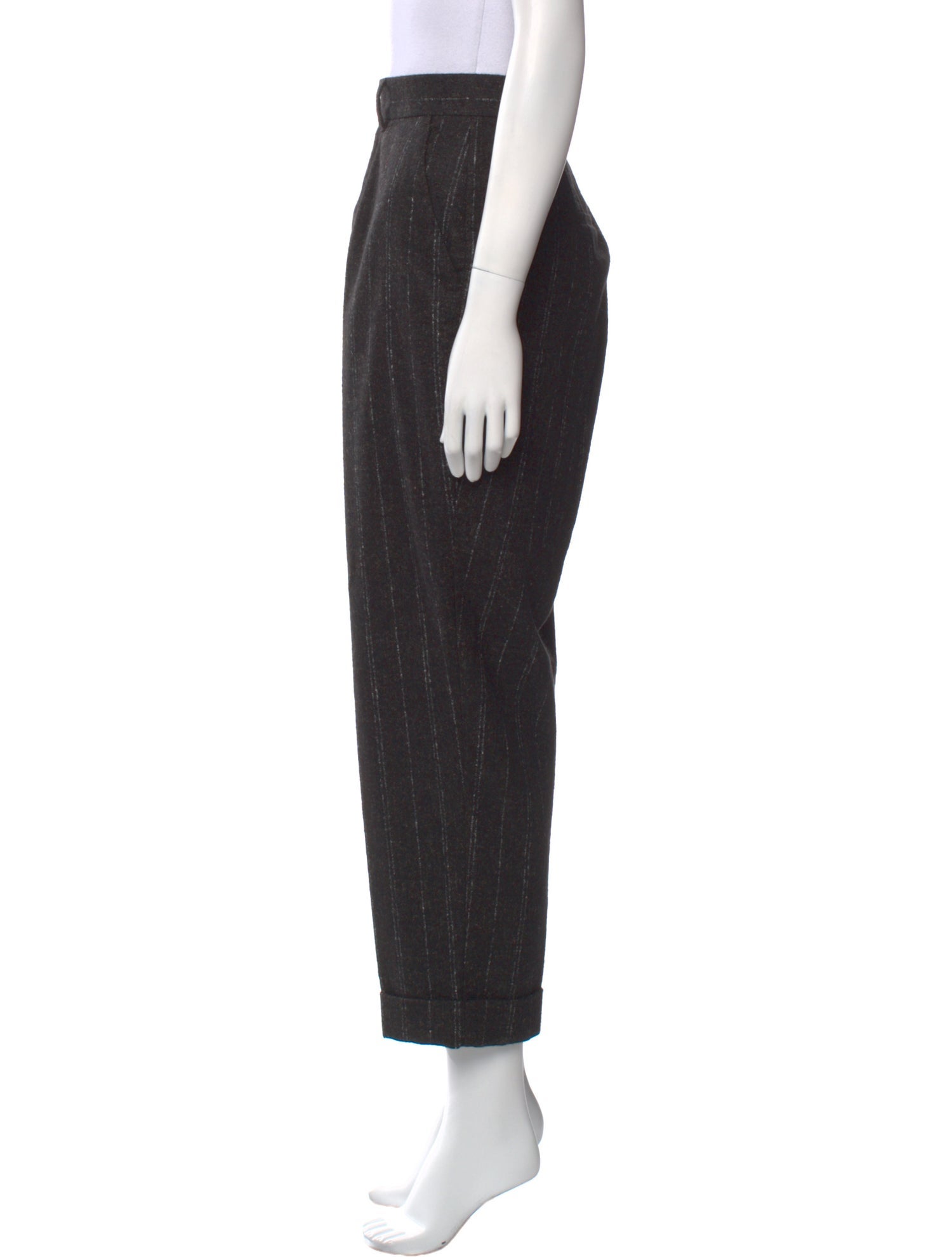 Dolce & Gabbana Alpaca Straight Leg Pants