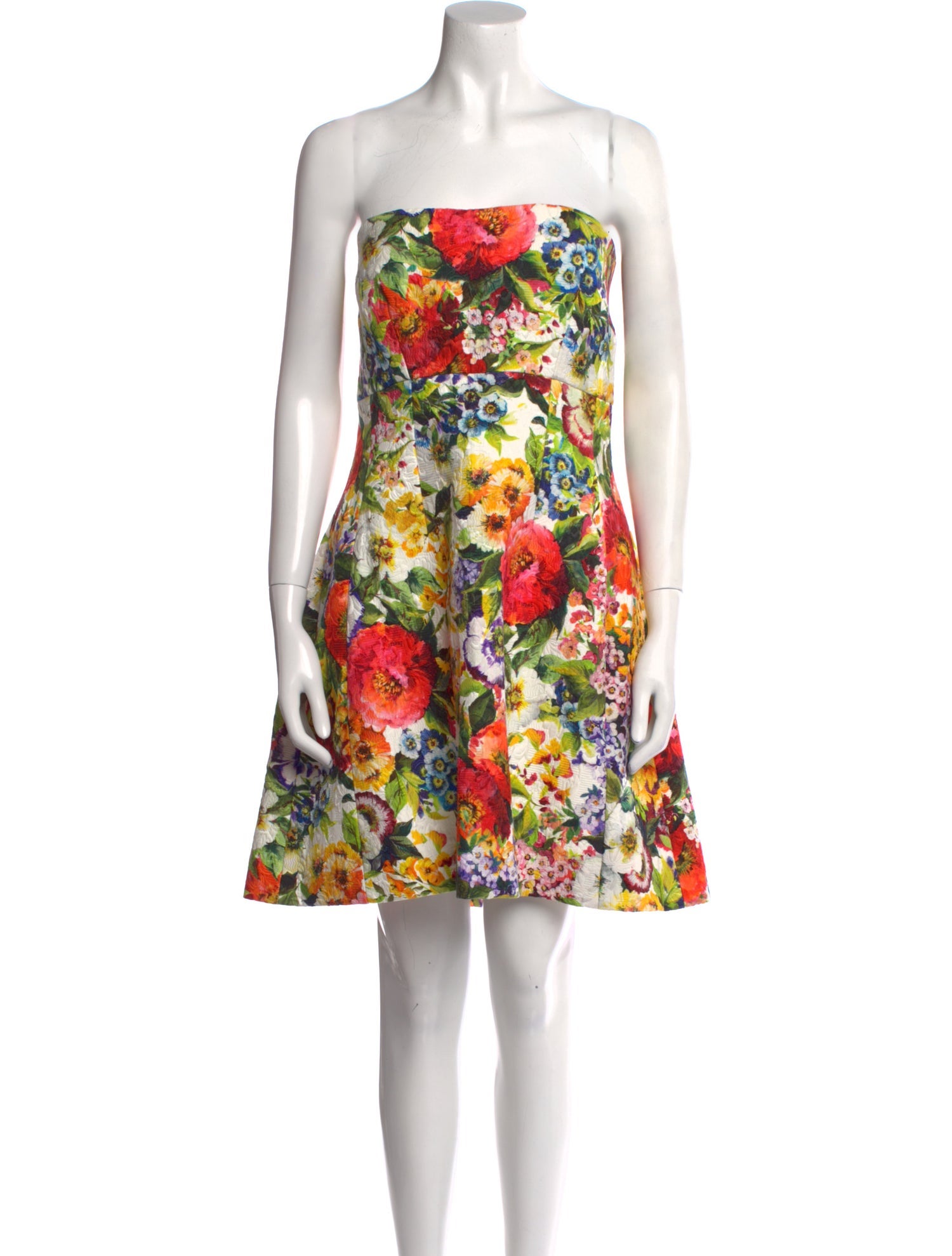 Dolce & Gabbana Floral Print Mini Dress