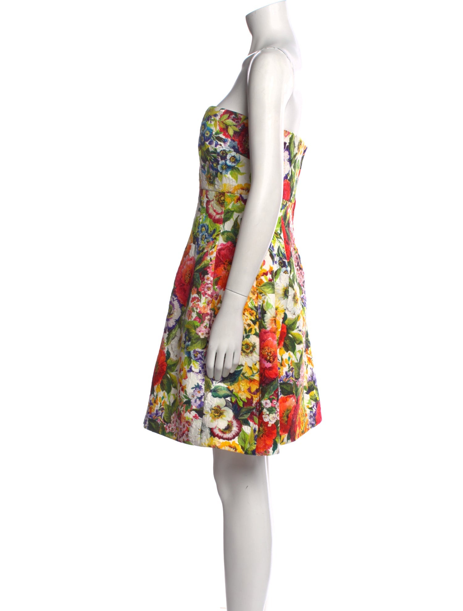 Dolce & Gabbana Floral Print Mini Dress