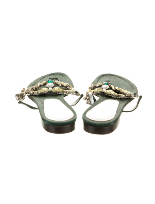 Dolce & Gabbana Crystal Embellishments Slides