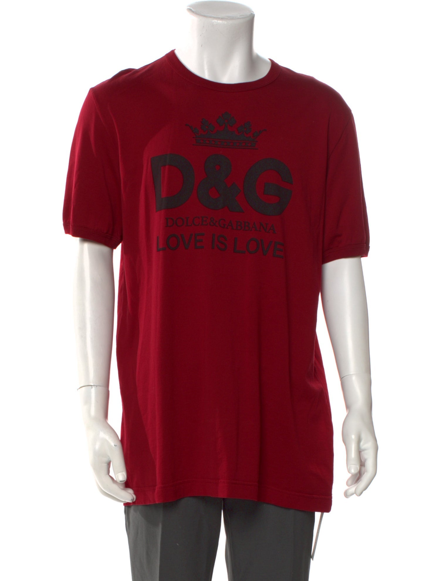 Dolce & Gabbana Graphic Print Crew Neck T-Shirt