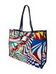 Dolce & Gabbana Carretto Siciliano Print Canvas Tote