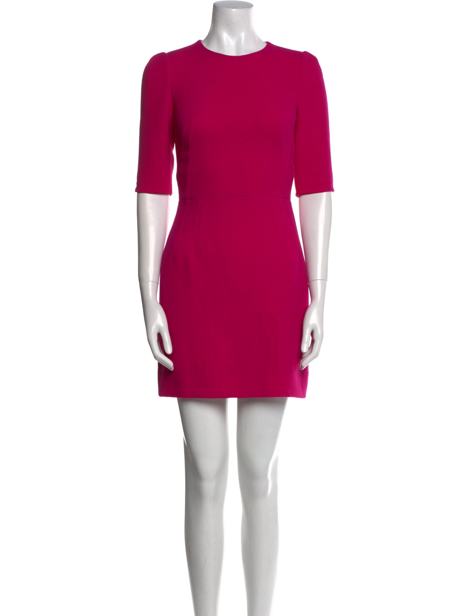 Dolce & Gabbana Virgin Wool Mini Dress