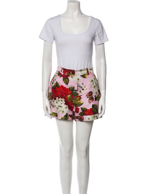 Dolce & Gabbana Printed Long Sleeve Button-Up Top