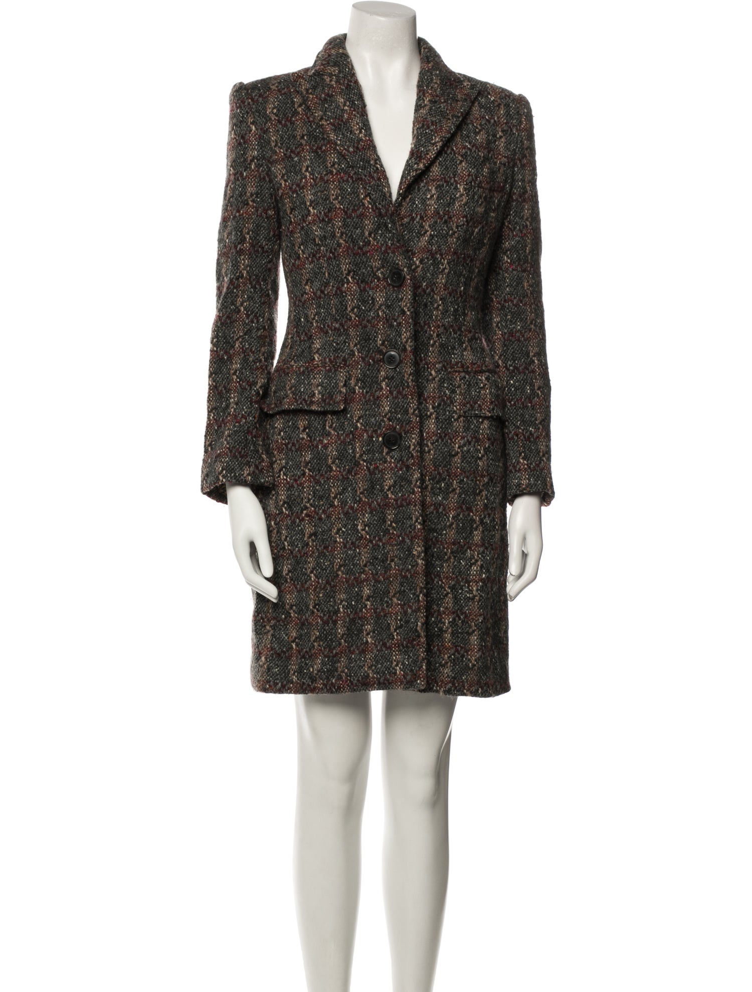 Dolce & Gabbana Vintage Tweed Coat