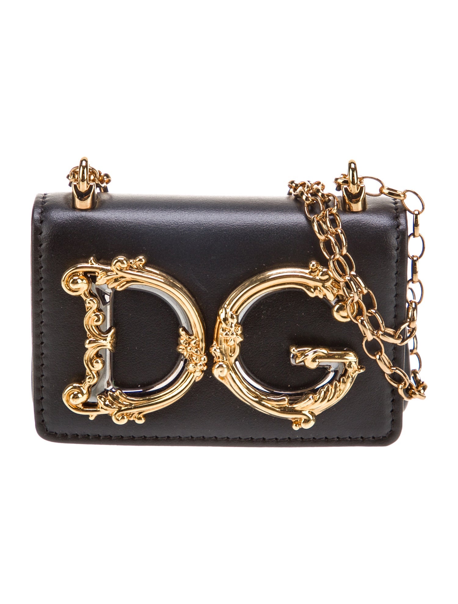 Dolce & Gabbana Leather Evening Bag w/ Tags