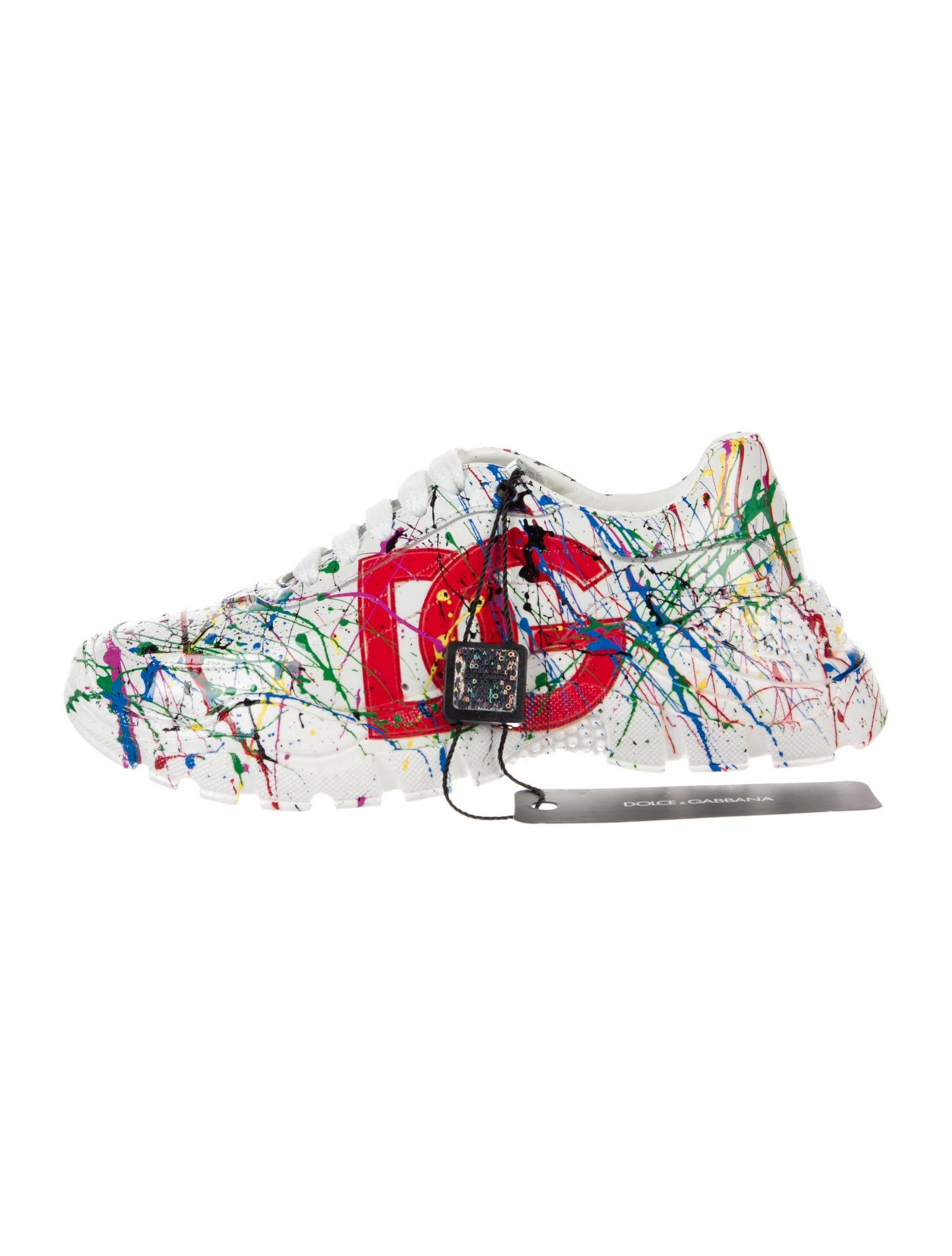 Dolce & Gabbana Kids' Splatter Paint Sneakers