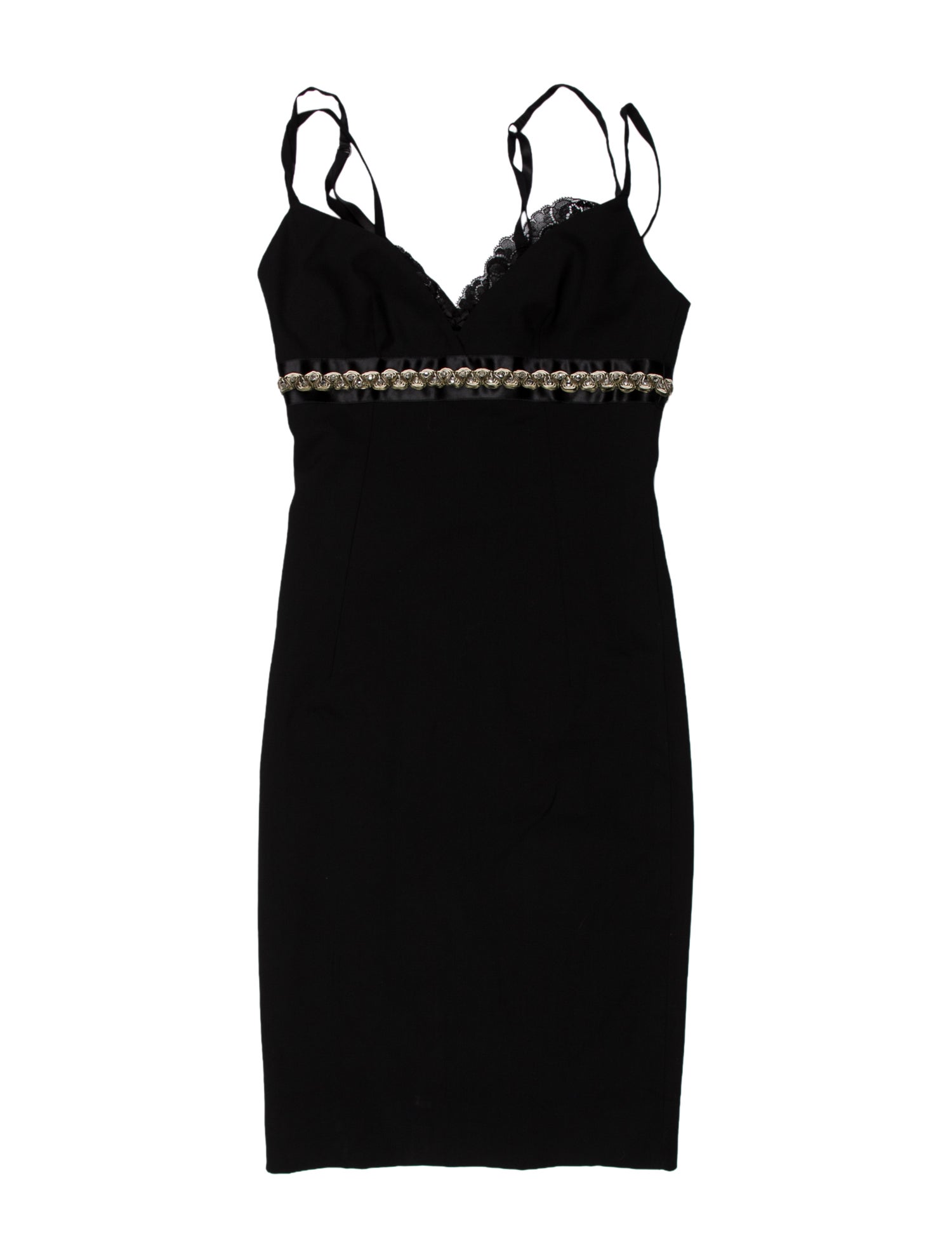 Dolce & Gabbana Virgin Wool Knee-Length Dress