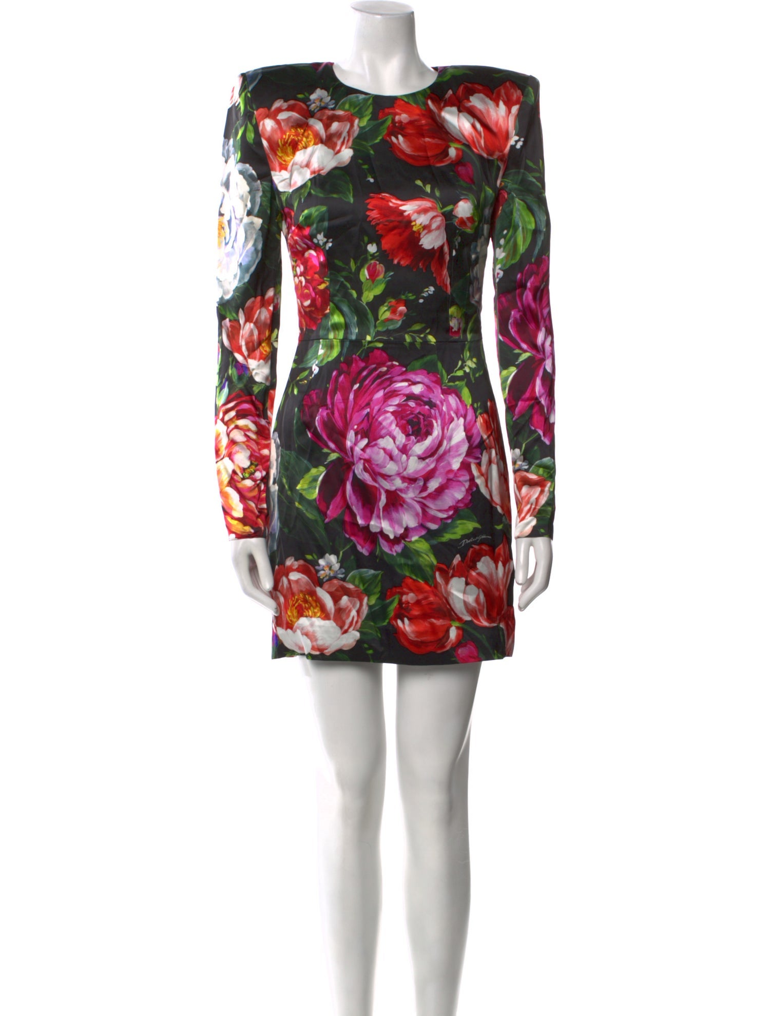 Dolce & Gabbana Floral Print Mini Dress