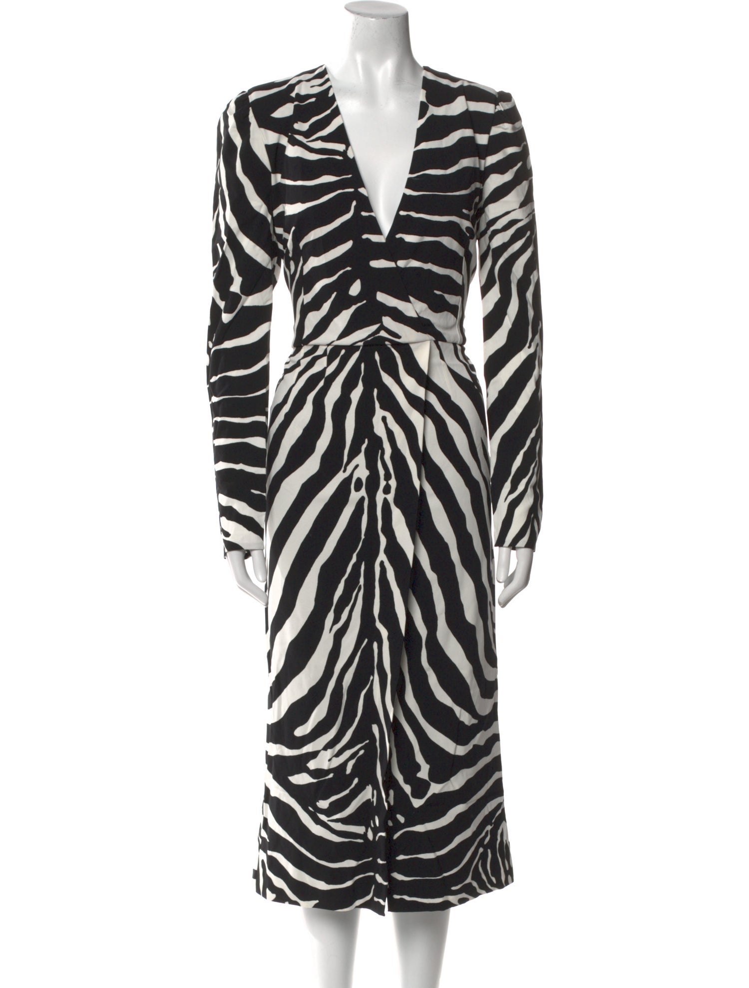 Dolce & Gabbana Animal Print Long Dress w/ Tags