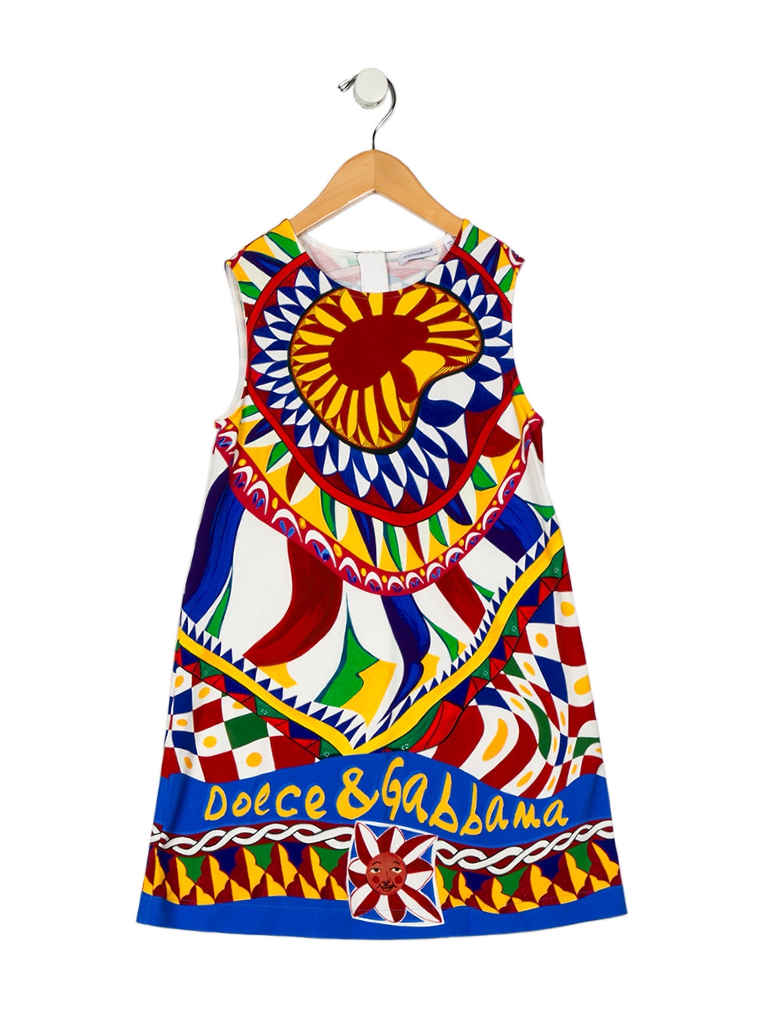 Dolce & Gabbana Dolce & Gabbana Girls' Sleeveless Cotton Dress