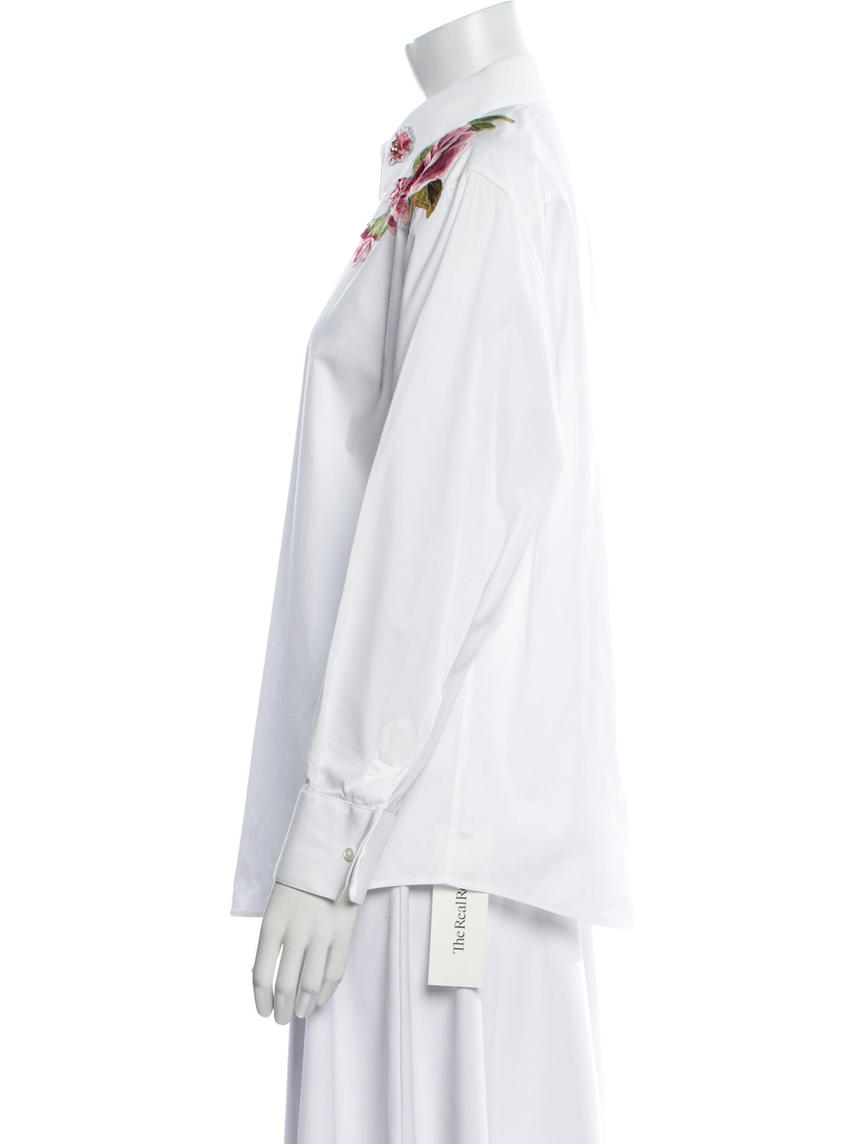 Dolce & Gabbana Long Sleeve Button-Up Top