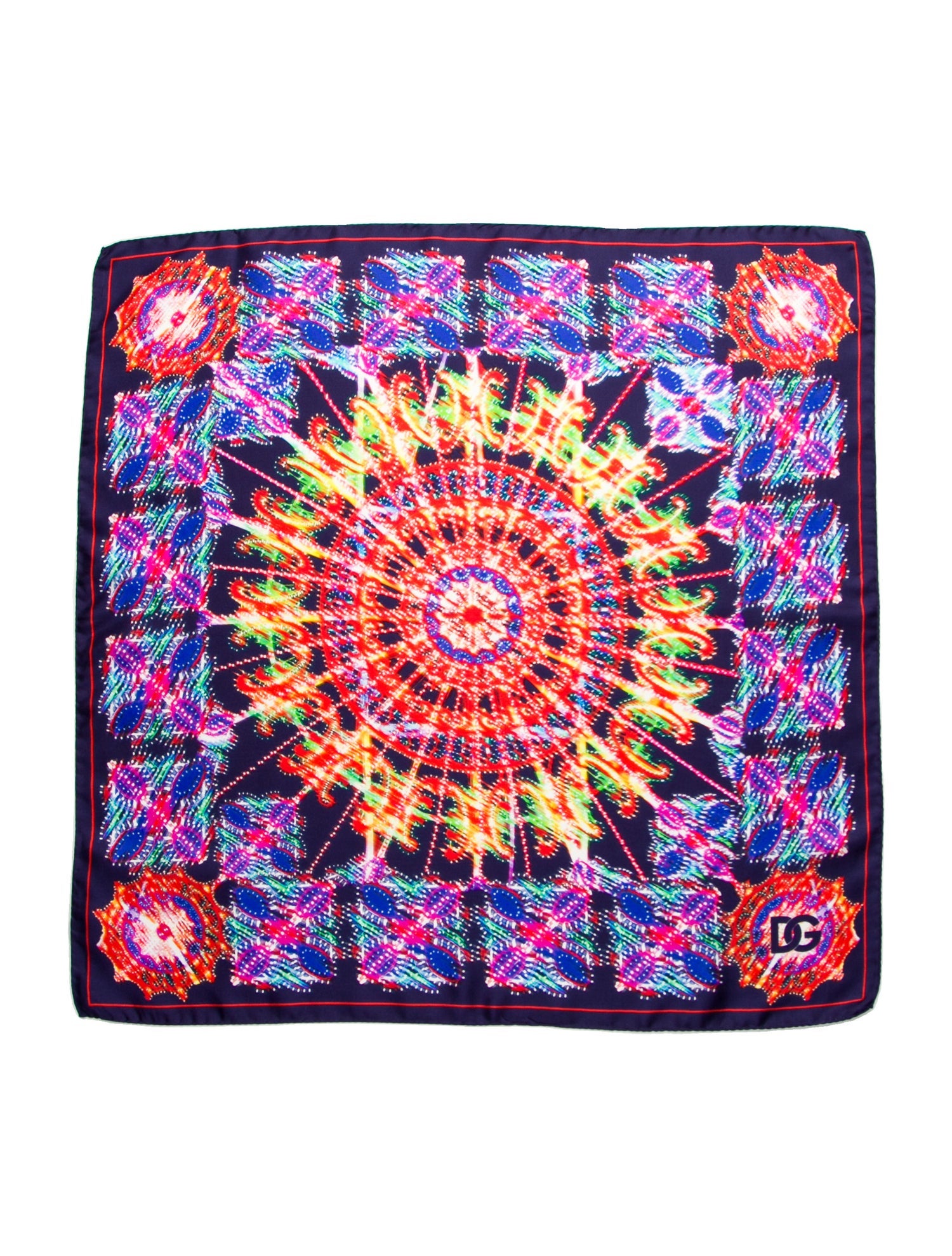 Dolce & Gabbana Silk Printed Scarf