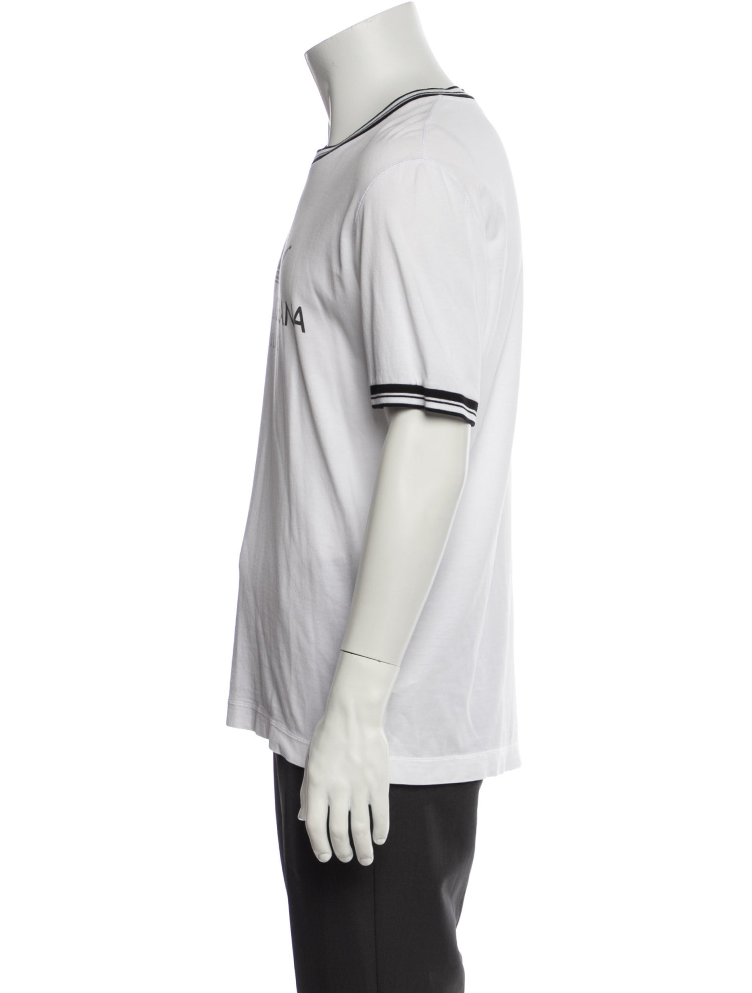 Dolce & Gabbana Graphic Print Crew Neck T-Shirt