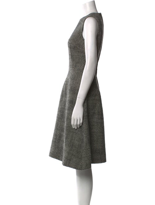Dolce & Gabbana Virgin Wool Midi Length Dress