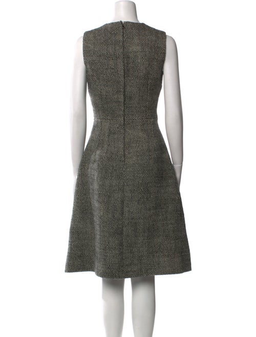 Dolce & Gabbana Virgin Wool Midi Length Dress