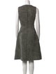 Dolce & Gabbana Virgin Wool Midi Length Dress