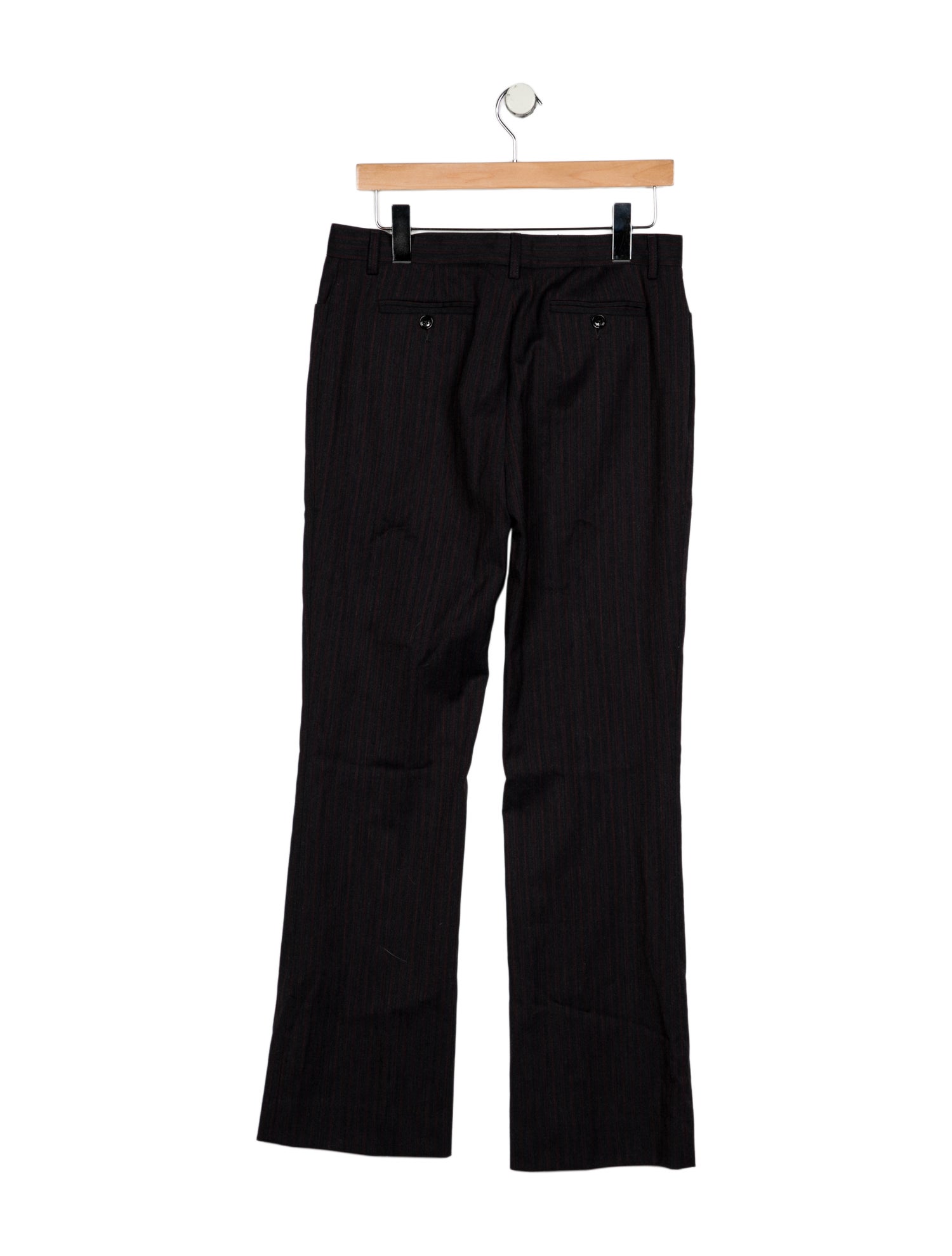 Dolce & Gabbana Virgin Wool Wide Leg Pants
