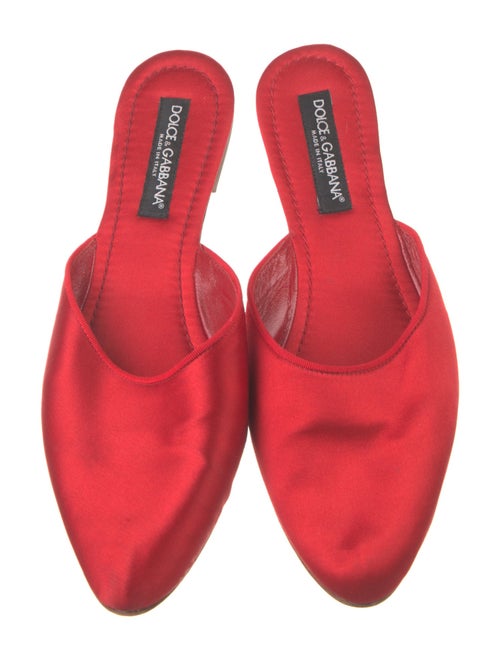 Dolce & Gabbana Satin Mules