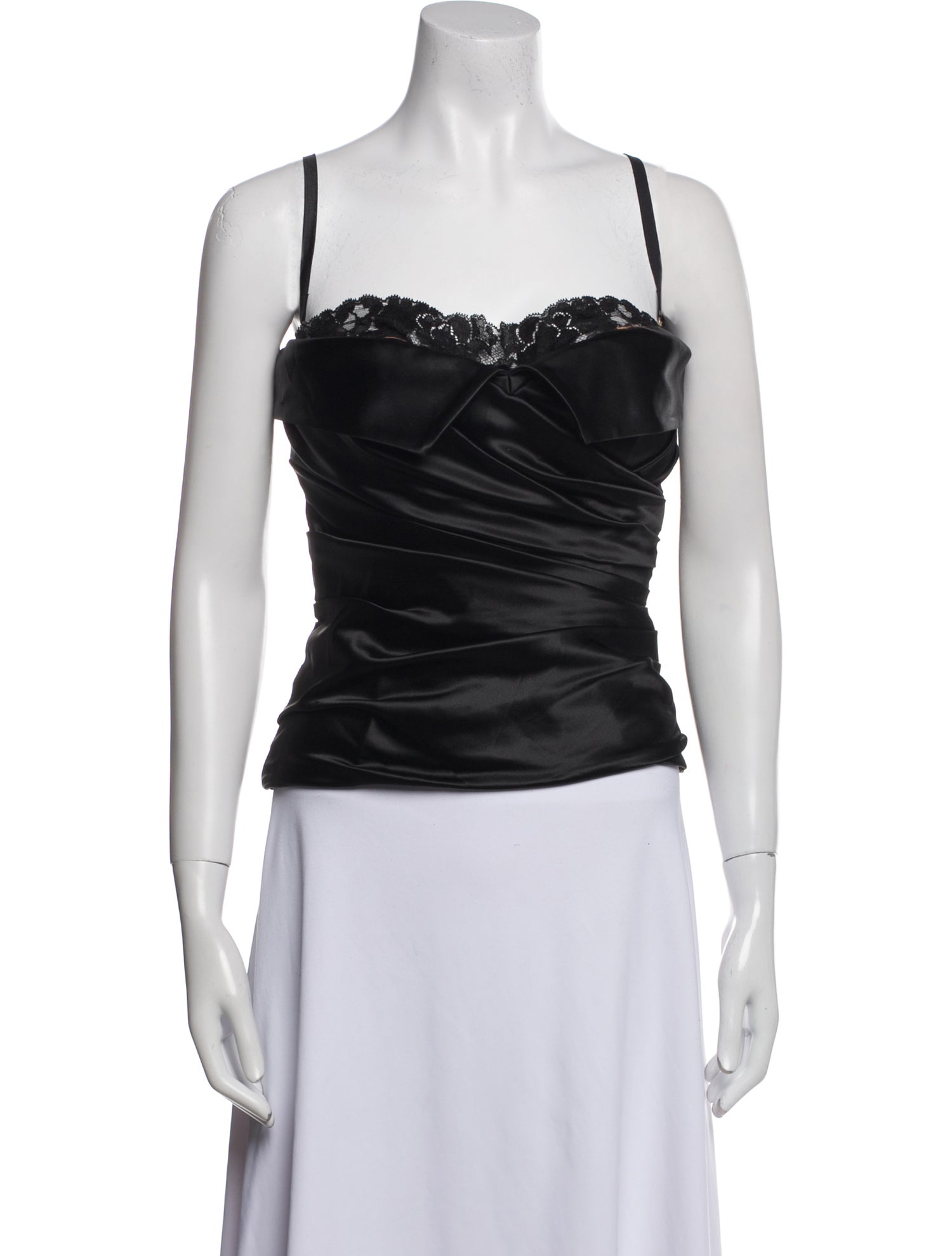 Dolce & Gabbana Strapless Crop Top