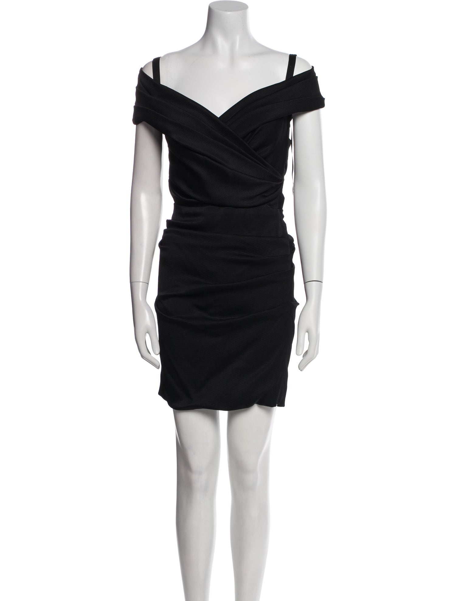 Dolce & Gabbana Off-The-Shoulder Mini Dress