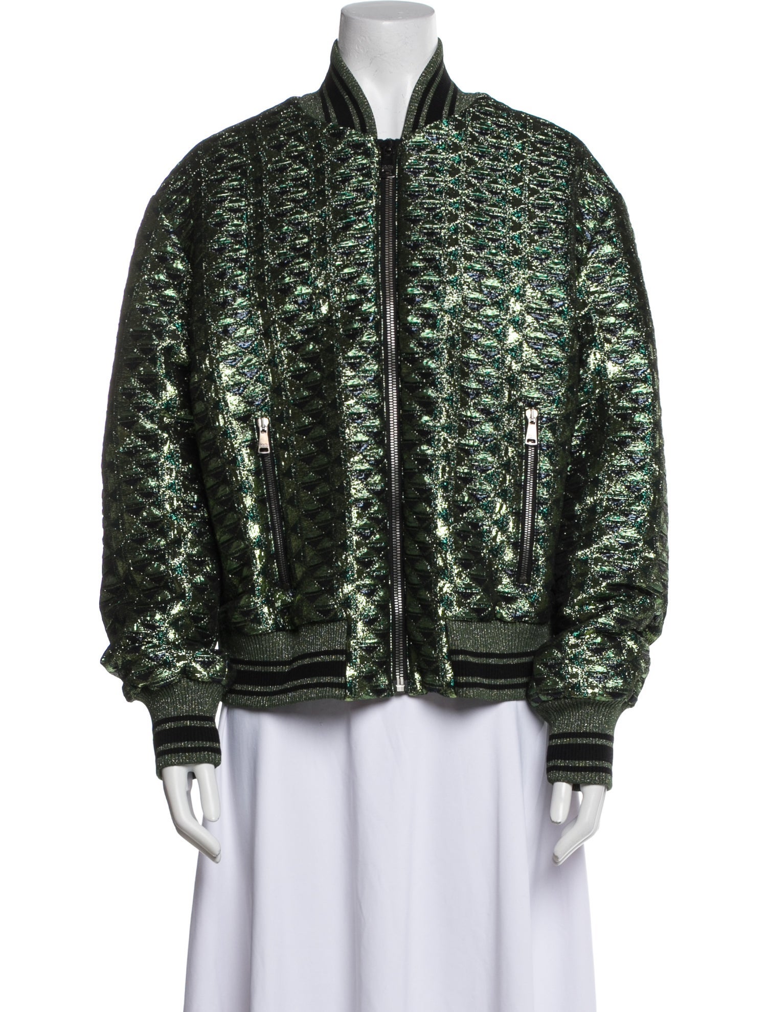 Dolce & Gabbana Printed Bomber Jacket