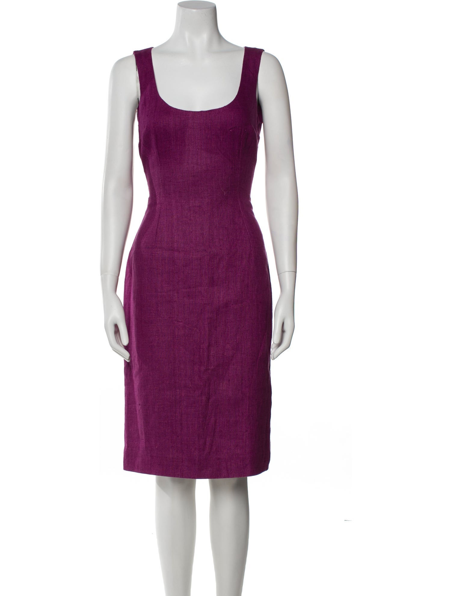 Dolce & Gabbana Scoop Neck Knee-Length Dress