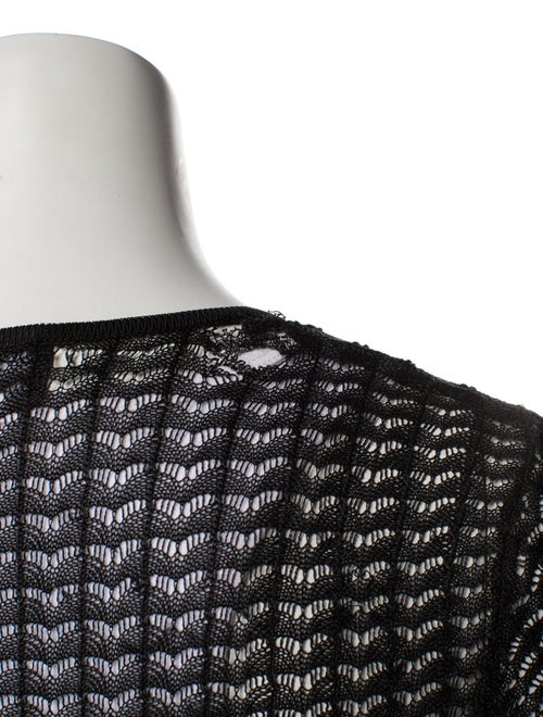 Dolce & Gabbana Lace Scoop Neck Sweater