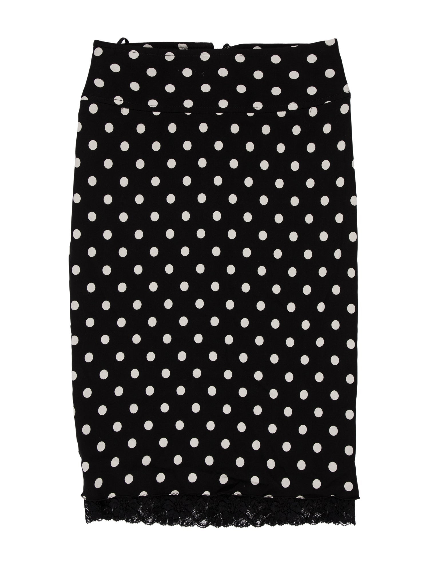 Dolce & Gabbana Silk Knee-Length Skirt